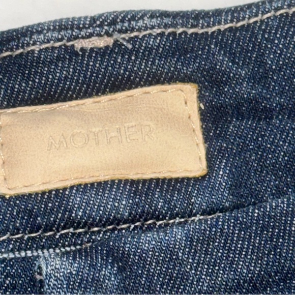 Mother High Waisted Looker Skinny Jeans Women’s Size 28 Dark Wash Clean Sweep US - Picture 8 of 10